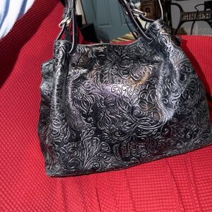 2 isadora italy embossed bags
